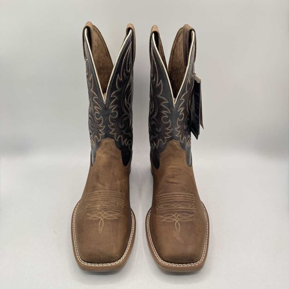 Ariat Lasco Western Boots Men's Size 9 D Blue Leather Bantam Weight - Picture 11 of 16